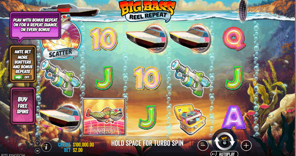 Big Bass Reel Repeat tema